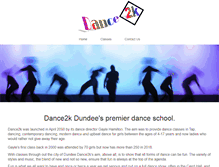 Tablet Screenshot of dance2k.co.uk